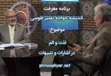 لذت و الم در اشارات و تنبیهات ابن سینا