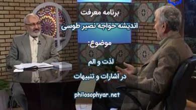 لذت و الم در اشارات و تنبیهات ابن سینا