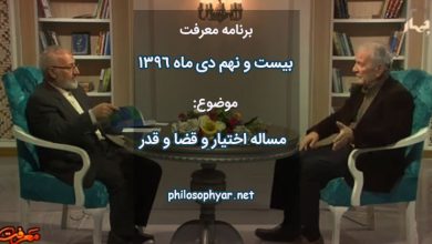 مساله اختیار و قضا و قدر