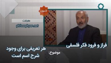 هر تعریف برای وجود شرح اسم است