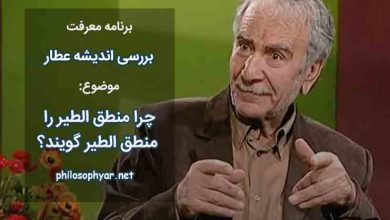 چرا منطق الطیر را منطق الطیر گویند؟